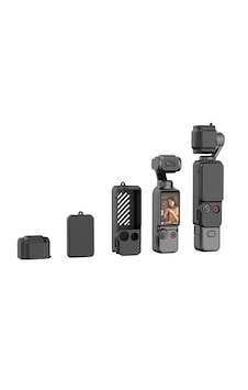 Mettzchrom Dji Osmo Pocket 3 Uyumlu Silikon Kılıf Koruma Kılıfı Soft Case 3 Parça Siyah Mettzchrom Dji Osmo Pocket 3 Uyumlu Silikon Kılıf Koruma Kılıfı Soft Case 3 Parça Siyah