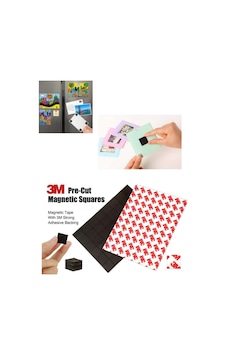 100 Adet Yapışkanlı Kare Mıknatıs Magnet 3m Bantlı Nişan Bebek Kına Dolap Süsleme Magneti 100 Adet Yapışkanlı Kare Mıknatıs Magnet 3m Bantlı Nişan Bebek Kına Dolap Süsleme Magneti