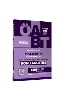 Yediiklim 2027 Meb Ags Öabt Ortaöğretim Matematik Öğretmenliği Cebir Geometri Uygulamalı Matematik Konu Anlatım-169729