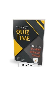 YKS YDT İngilizce Quiz Time 25 Mini Deneme -  Pelikan Yayınları