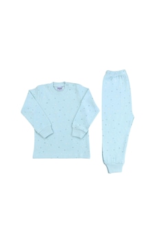Sebi Bebe Nokta Çiçek Pijama Takım 9154 Mint Sebi Bebe Nokta Çiçek Pijama Takım 9154 Mint