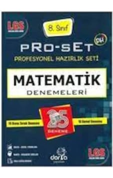 Dorya Yayınları 8.Sınıf 25 Matamatik Denemeleri Dorya Yayınları 8.Sınıf 25 Matamatik Denemeleri