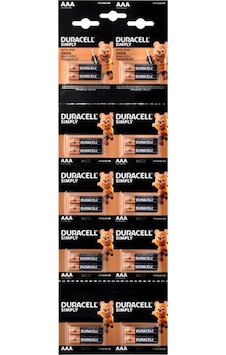 Duracell Simply Kalem Pil Alkaline Aa 20li Kartela