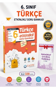 Çanta Yayınları 6. Sınıf Türkçe Soru Bankası Maarif Model Çanta Yayınları 6. Sınıf Türkçe Soru Bankası Maarif Model