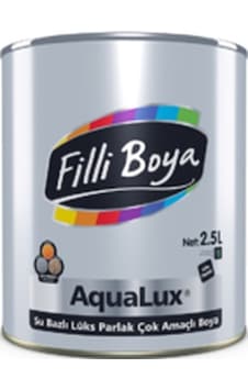 Filli Boya Aqualux Su Bazlı Lüks Parlak Çok Amaçlı Boya 2,5 Lt 2,5 L