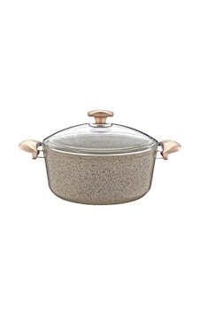 3110 - 2 Parça - Biogranit - 28x13 Cm 6,95 Litre - Derin Tencere, Sütlü Kahve Gövde Ve Detay Sütlü Kahve 3110 - 2 Parça - Biogranit - 28x13 Cm 6,95 Litre - Derin Tencere, Sütlü Kahve Gövde Ve Detay Sütlü Kahve
