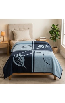 Kalın Kadife Battaniye - 160x220 Cm Tek Kişilik Kışlık Battaniye 2400g Desenli Kalın Kadife Battaniye - 160x220 Cm Tek Kişilik Kışlık Battaniye 2400g Desenli