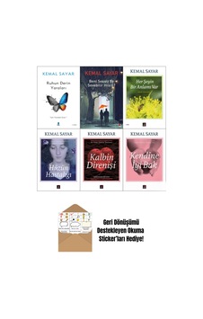 Kemal Sayar 6 Kitap Set Kendine İyi Bak Kalbin Direnişi + Okuma Sticker'ları Kemal Sayar 6 Kitap Set Kendine İyi Bak Kalbin Direnişi + Okuma Sticker'ları