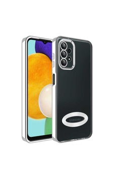 Galaxy A23 Kılıf Kamera Korumalı Logo Gösteren Zore Omega Kapak Gümüş Galaxy A23 Kılıf Kamera Korumalı Logo Gösteren Zore Omega Kapak Gümüş
