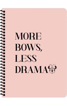 16.5x22.5 Çizgili Defter - More Bows, Less Drama 80 Yaprak Karışık 16.5x22.5 Çizgili Defter - More Bows, Less Drama 80 Yaprak Karışık