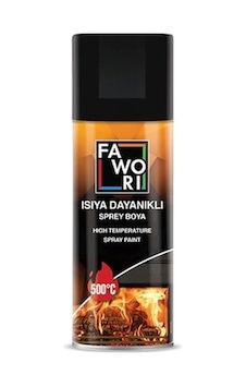 Fawori 400 Ml Isıya Dayanıklı Sprey Boya Siyah Siyah 400 ML Fawori 400 Ml Isıya Dayanıklı Sprey Boya Siyah Siyah 400 ML