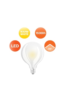 Osram Globe 95 11 W Sarı Klasik E27 Duy Led Ampul 3'li Avantaj Paketi Mıchu Osram Globe 95 11 W Sarı Klasik E27 Duy Led Ampul 3'li Avantaj Paketi Mıchu