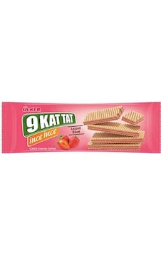 Ülker 9 Kat Tat İnce İnce Çilekli 114gr Ülker 9 Kat Tat İnce İnce Çilekli 114gr