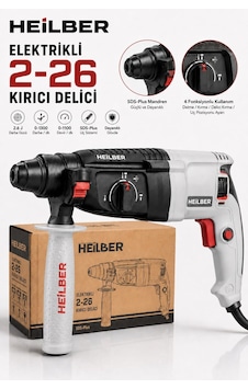 Heilber Ba011541 Sds Plus Hilti 2-26 Elektrikli Kırıcı Delici Beton Ve Duvar Delme Makinesi