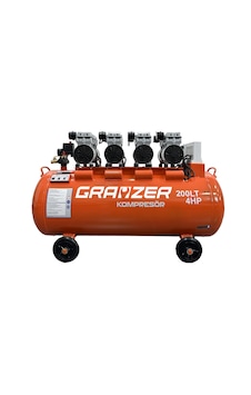 Grayzer 200 Lt Sessiz Ve Yağsız Hava Kompresörü Grayzer 200 Lt Sessiz Ve Yağsız Hava Kompresörü