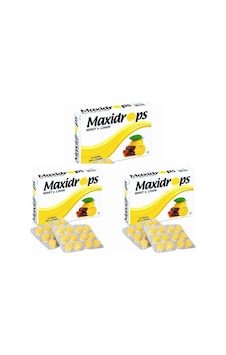 Maxidrop Bal & Limon Boğaz Pastili - 3'lü Maxidrop Bal & Limon Boğaz Pastili - 3'lü
