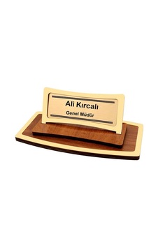 Ahşap Masa İsimliği Bk02 Ahşap Masa İsimliği Bk02