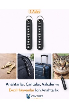 2 Adet Numaratörlü Anahtarlık Çanta Ve Evcil Hayvan İçin Çok Amaçlı İletişim Anahtarlığı 2 Adet Numaratörlü Anahtarlık Çanta Ve Evcil Hayvan İçin Çok Amaçlı İletişim Anahtarlığı