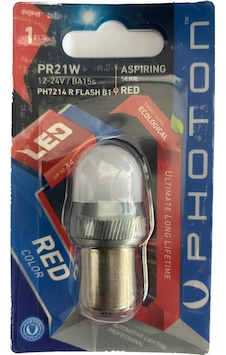 P21/5w Kırmızı Flash Tekli Blıster Aspırıng Serıe Tek Duy P21/5w Kırmızı Flash Tekli Blıster Aspırıng Serıe Tek Duy