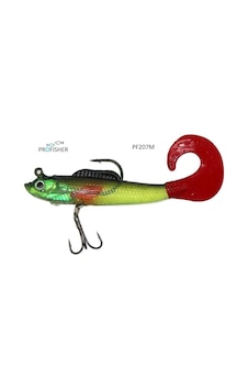 PROFISHER Orak Kuyruk Silikon Sahte Yeşil Balık Yem 10 cm 9,5 gr PROFISHER Orak Kuyruk Silikon Sahte Yeşil Balık Yem 10 cm 9,5 gr