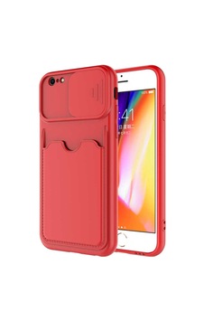 Apple Uyumlu iPhone 6 Kılıf Zore Kartix Kapak Kırmızı Apple Uyumlu iPhone 6 Kılıf Zore Kartix Kapak Kırmızı