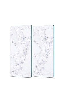 Decovetro Cam Kahve Sofra Sunum Tablası 2'li Set Beyaz Mermer Desenli Sku: Zeusstk2f9c42a245 Decovetro Cam Kahve Sofra Sunum Tablası 2'li Set Beyaz Mermer Desenli Sku: Zeusstk2f9c42a245