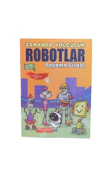 Boyama Kitabı - Zamanda Yolculuk Robotlar Boyama Kitabı - Zamanda Yolculuk Robotlar