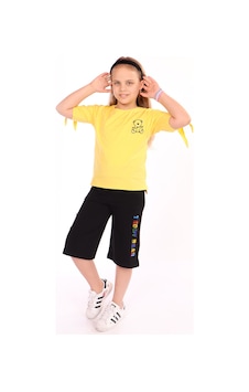 Toontoy Kids Toontoy Kız Çocuk Teddy Bear Baskılı Kaprili Takım Koyu Sarı Toontoy Kids Toontoy Kız Çocuk Teddy Bear Baskılı Kaprili Takım Koyu Sarı
