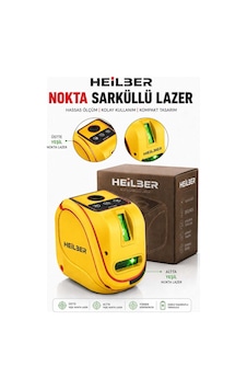 Heilber Ba011513 Yeşil Nokta Şaküllü Lazer Hizalama Cihazı Profesyonel Lazer Terazi Kompakt Heilber Ba011513 Yeşil Nokta Şaküllü Lazer Hizalama Cihazı Profesyonel Lazer Terazi Kompakt