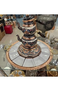 12 Kişilik Ocaklı Demlikli Bakır Kahvaltı Sunumluğu Full Set Diğer 12 Kişilik Ocaklı Demlikli Bakır Kahvaltı Sunumluğu Full Set Diğer