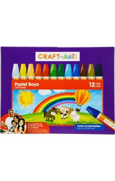 Craft 12'li Pastel Boya Çok Renkli