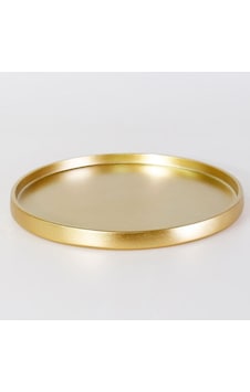 Selim Dekor Victoria Yuvarlak Tepsi Altın Gold Selim Dekor Victoria Yuvarlak Tepsi Altın Gold