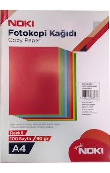 Noki Fotokopi Kağıdı 10 Renkli 100'Lü 89105
