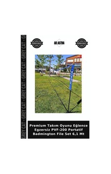 Premium Takım Oyunu Eğlence Egzersiz Pvf-200 Portatif Badmington File Set 6,1 Mt Premium Takım Oyunu Eğlence Egzersiz Pvf-200 Portatif Badmington File Set 6,1 Mt