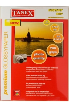 Tanex 200 Gr A4 Fotoğraf Kağıdı 25'Li Paket