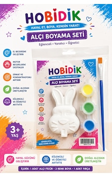 10 Adet Tavşan Alçı Boyama Seti Çocuk Boyama Etkinlik Seti 10 Adet Tavşan Alçı Boyama Seti Çocuk Boyama Etkinlik Seti