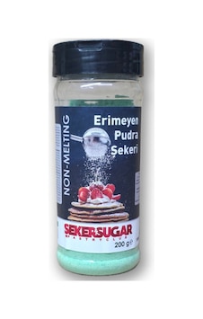 Şeker Sugar Erimeyen Pudra Şekeri 200gr Yeşil