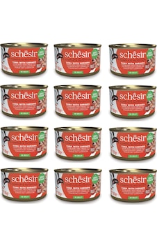Schesir Ton Ve Karidesli Tam Ve Dengeli Jöleli Kedi Konservesi 85 Gr. X 12 Adet Schesir Ton Ve Karidesli Tam Ve Dengeli Jöleli Kedi Konservesi 85 Gr. X 12 Adet