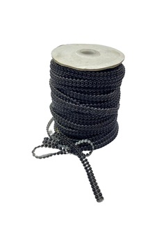 Dikilebilir Sıralı İnci En 1 Cm Siyah 10 Metre Dikilebilir Sıralı İnci En 1 Cm Siyah 10 Metre