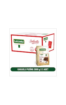 Lezzetçi Kakaolu Puding 3 x 3 KG Lezzetçi Kakaolu Puding 3 x 3 KG
