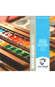 Talens Van Gogh Cold Press Sulu Boya Defteri Blok 300 G 21x21 Talens Van Gogh Cold Press Sulu Boya Defteri Blok 300 G 21x21