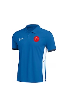 Nike Df Acd25 Milli Takım Baskılı Polo Tişört Fz9759-463 Mavi