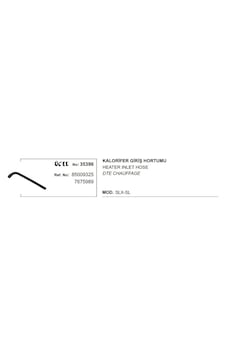 FİAT M131 KALORİFER HORTUMU GİRİŞ 35396