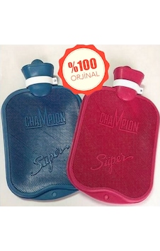 Termofor. Sıcak Su Torbası 2.5 Litre Süper Kauçuk (Champion) Deği
