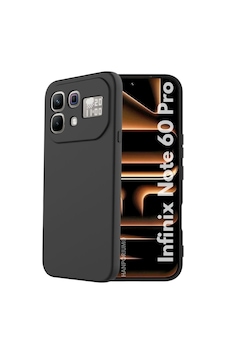 Infinix Note 60 Pro Uyumlu Silikon Kılıf Pastel Renk Tonu Kamera Korumalı Esnek Kapak Siyah Infinix Note 60 Pro Uyumlu Silikon Kılıf Pastel Renk Tonu Kamera Korumalı Esnek Kapak Siyah