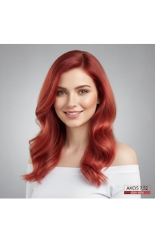 Akos Çilek Kızılı Saç Boyası 7.52 4 Adet + 4 Adet Oksidan - 40 Akos Çilek Kızılı Saç Boyası 7.52 4 Adet + 4 Adet Oksidan - 40