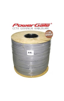 Powergate Pro 500mt, 2+1 2x0,50+0,33 %100bakır, Cctv Güvenlik Kablosu Powergate Pro 500mt, 2+1 2x0,50+0,33 %100bakır, Cctv Güvenlik Kablosu