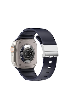 Apple Uyumlu Watch Seri 10-11 46mm Kordon 2/3/4/5/6/se/7/8/9 44-45-49mm Kd-145 Metal Tokalı Silikon Kordon Apple Uyumlu Watch Seri 10-11 46mm Kordon 2/3/4/5/6/se/7/8/9 44-45-49mm Kd-145 Metal Tokalı Silikon Kordon