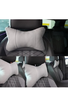 Volvo V60 Station Wagon Araç Boyun Yastığı 2 Adet Gri Volvo V60 Station Wagon Araç Boyun Yastığı 2 Adet Gri