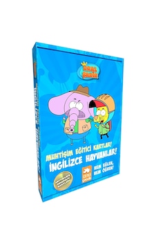 Kral Şakir Muhtişim Eğitici Kartlar - İngilizce Hayvanlar - Kole Kral Şakir Muhtişim Eğitici Kartlar - İngilizce Hayvanlar - Kole
